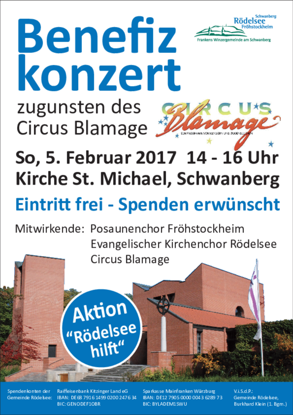 Flyer Benefizkonzert