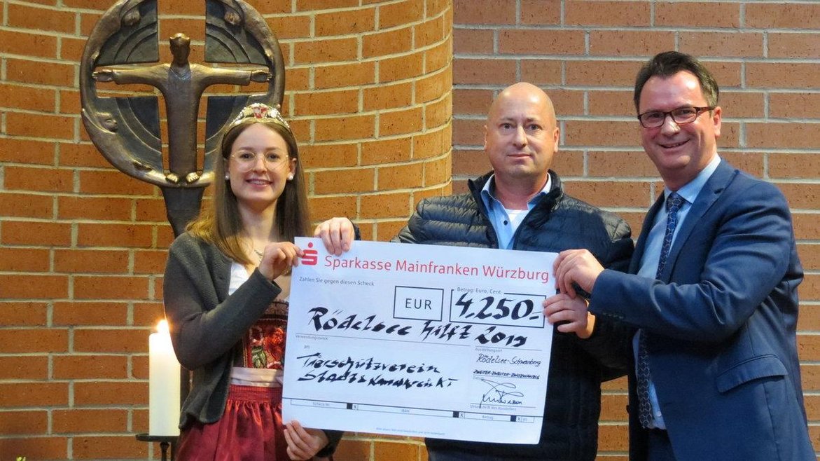 Spendenscheckübergabe